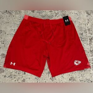 Under Armour Authentic Kansas City Chiefs Red Shorts NFL Football Men’s Sz: XL